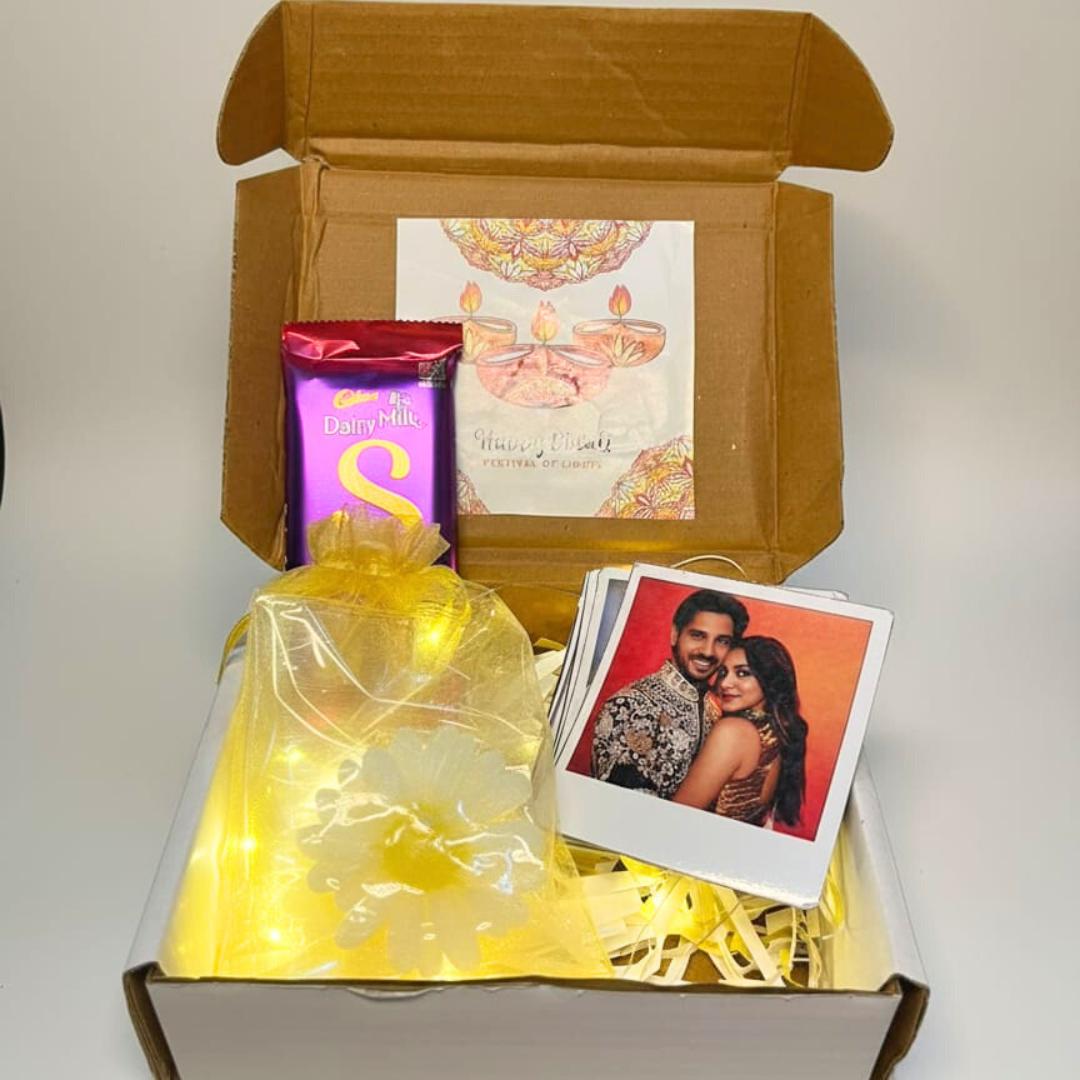 Chocolate-candle hamper